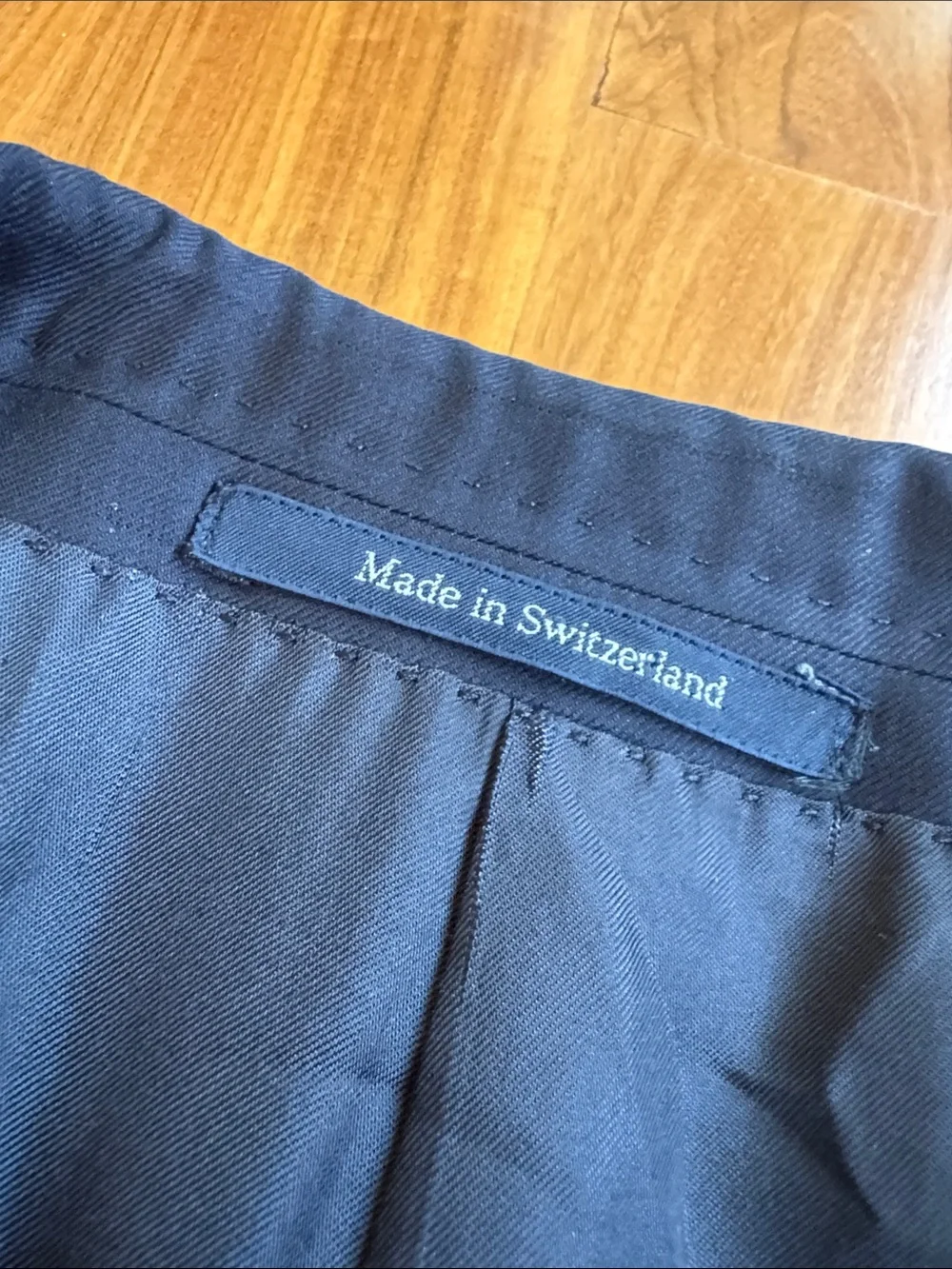 Ermenegildo Zegna 14 Mil Mil 14 Navy Two-Button Single-Breasted Blazer 42L